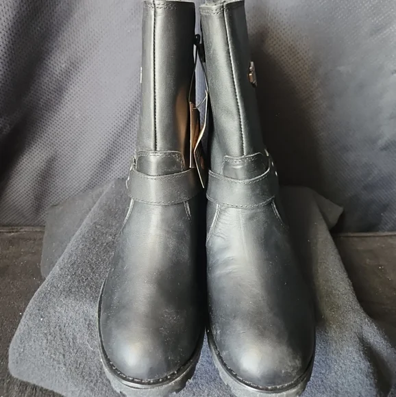 🆕️NWT Harley-Davidson Leather Howell 7" Harness Women's Boot - Picture 2 of 11